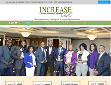 Tablet Screenshot of increasecdc.org